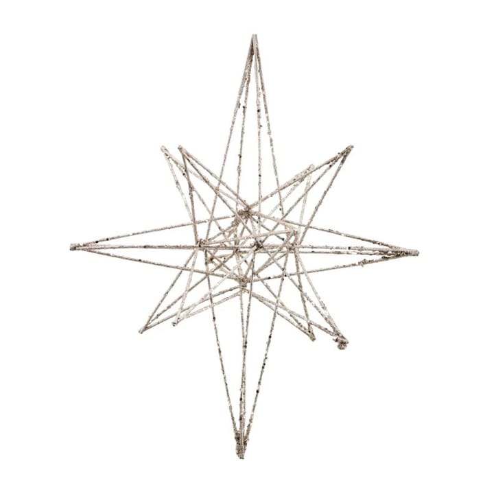 Decoración navideña Star 21x35 cm - Champagne - House Doctor