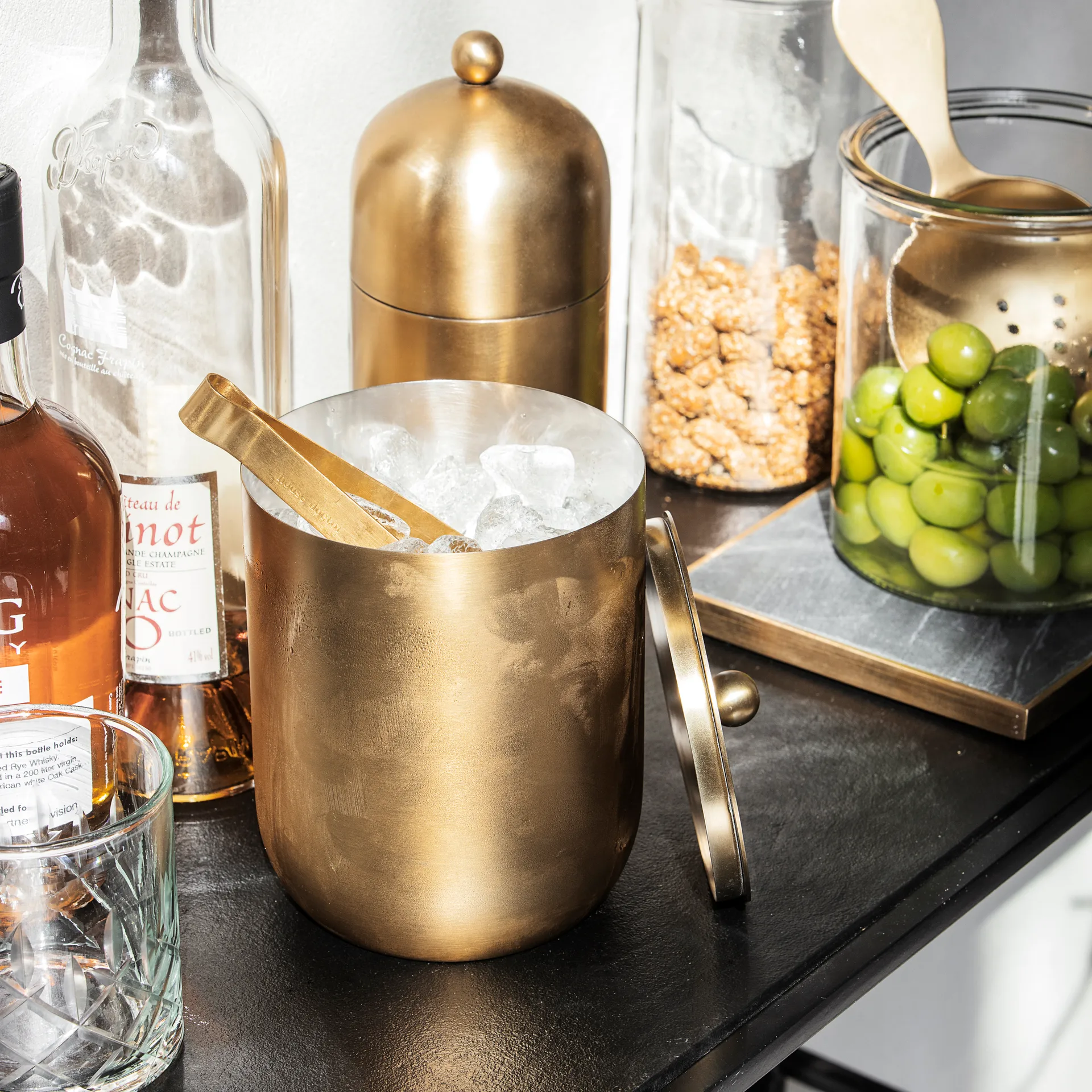 Enfriador de botellas Alir, latón House Doctor