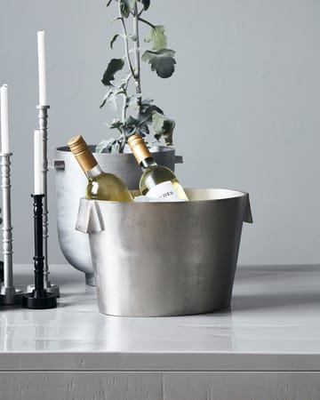 Enfriador de botellas Buck 22x32 cm - plata cepillada - House Doctor