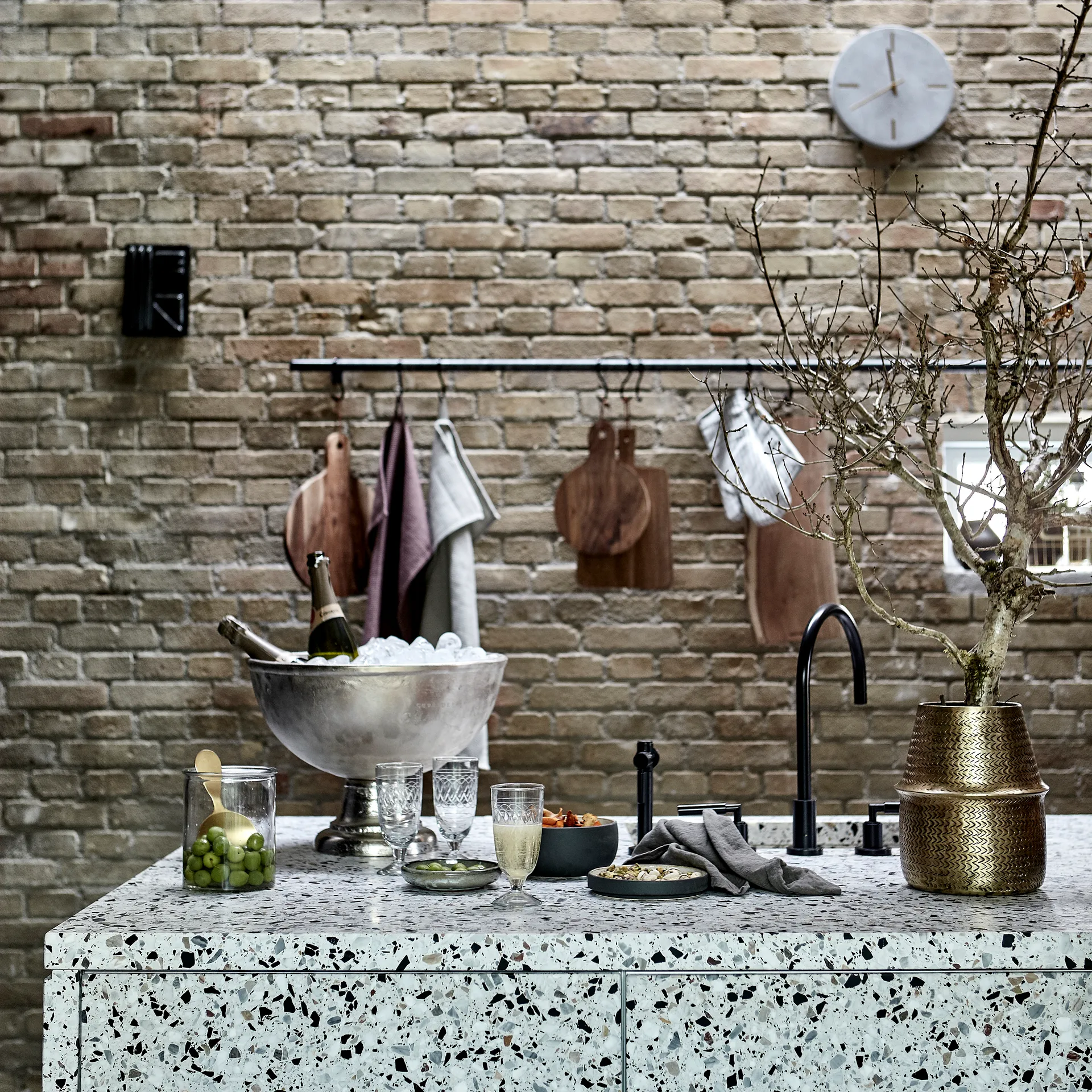 Enfriador de botellas Champtub, aluminio House Doctor