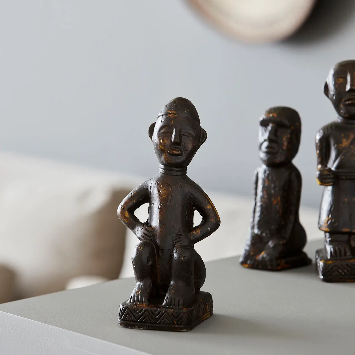 Escultura Figure 19 cm, negro House Doctor