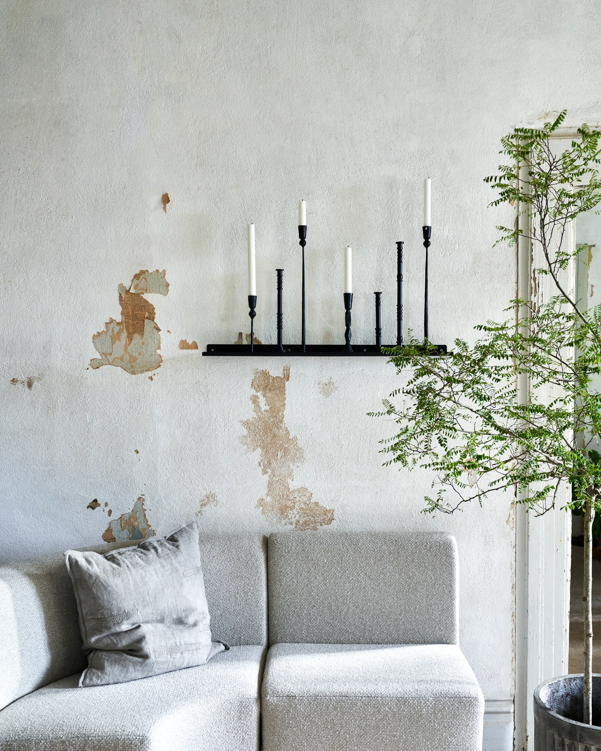 Estantería Ledge 80 cm, negro House Doctor