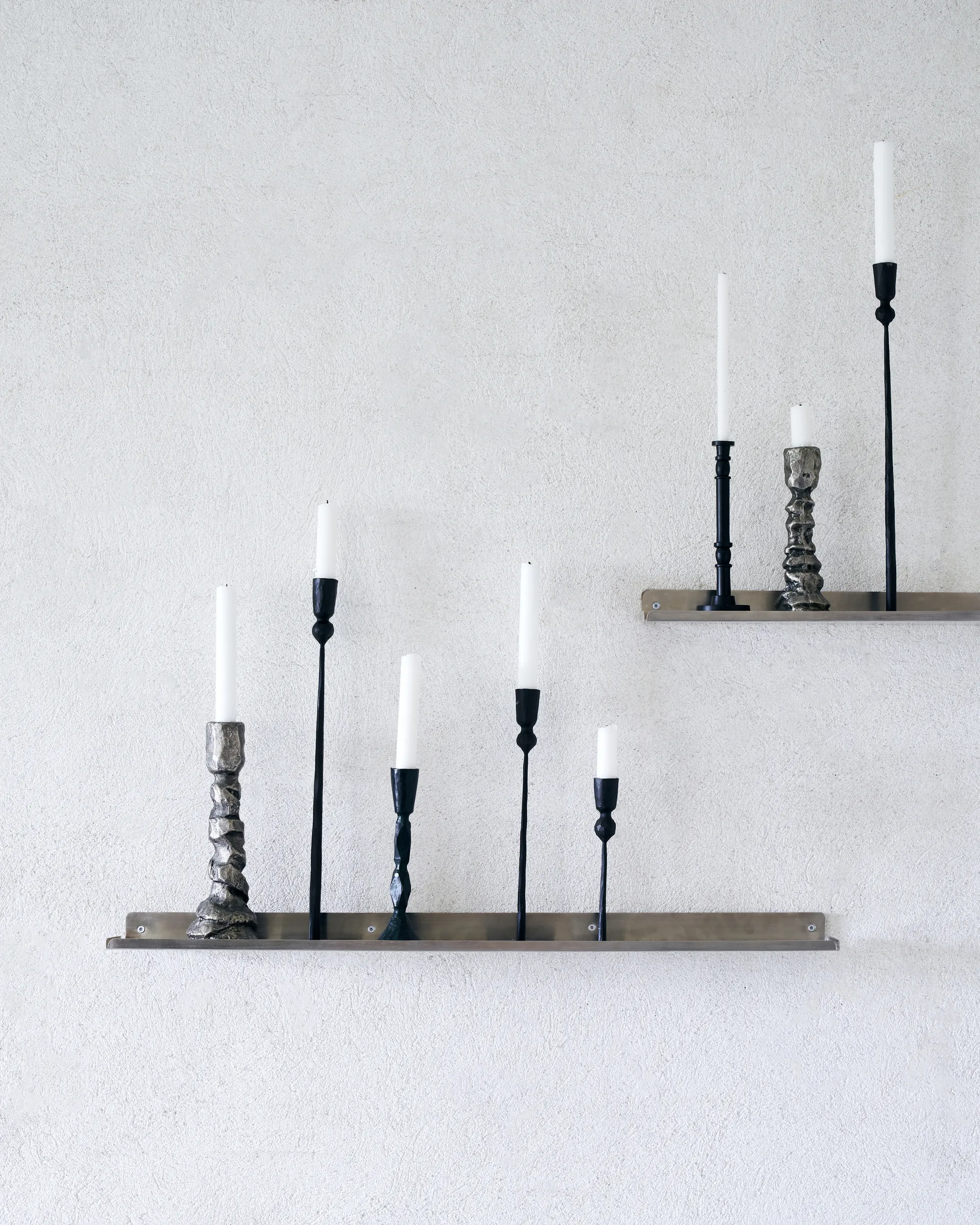 Estantería Ledge 80 cm, plata cepillada House Doctor