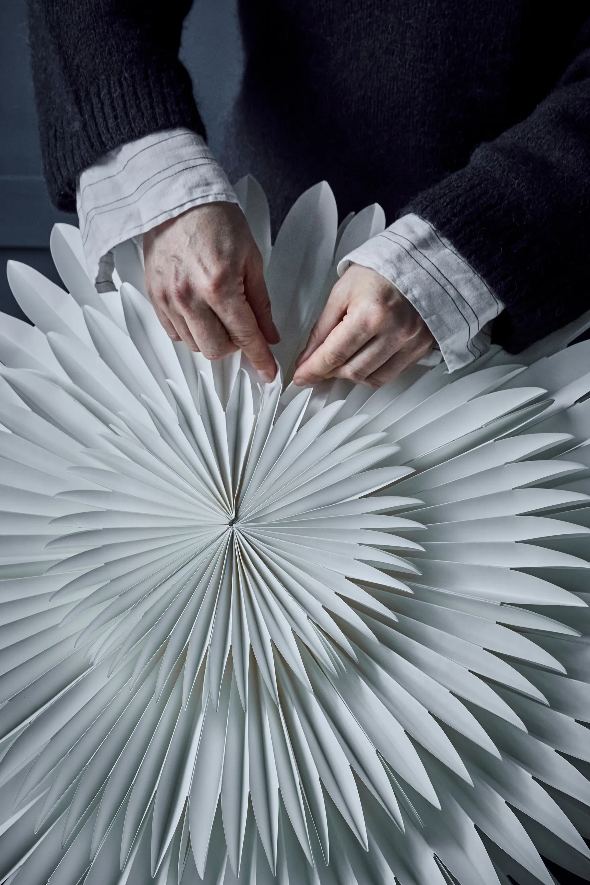 Estrella de Navidad Layer Ø60 cm, Blanco House Doctor