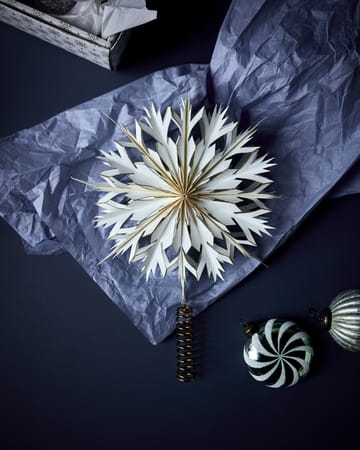 Estrella para árbol  Alsta - Blanco-dorado - House Doctor
