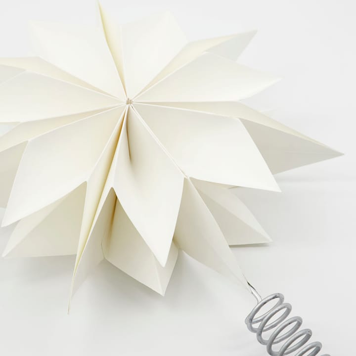 Estrella para árbol de navidad Capella Ø25 cm, Blanco House Doctor