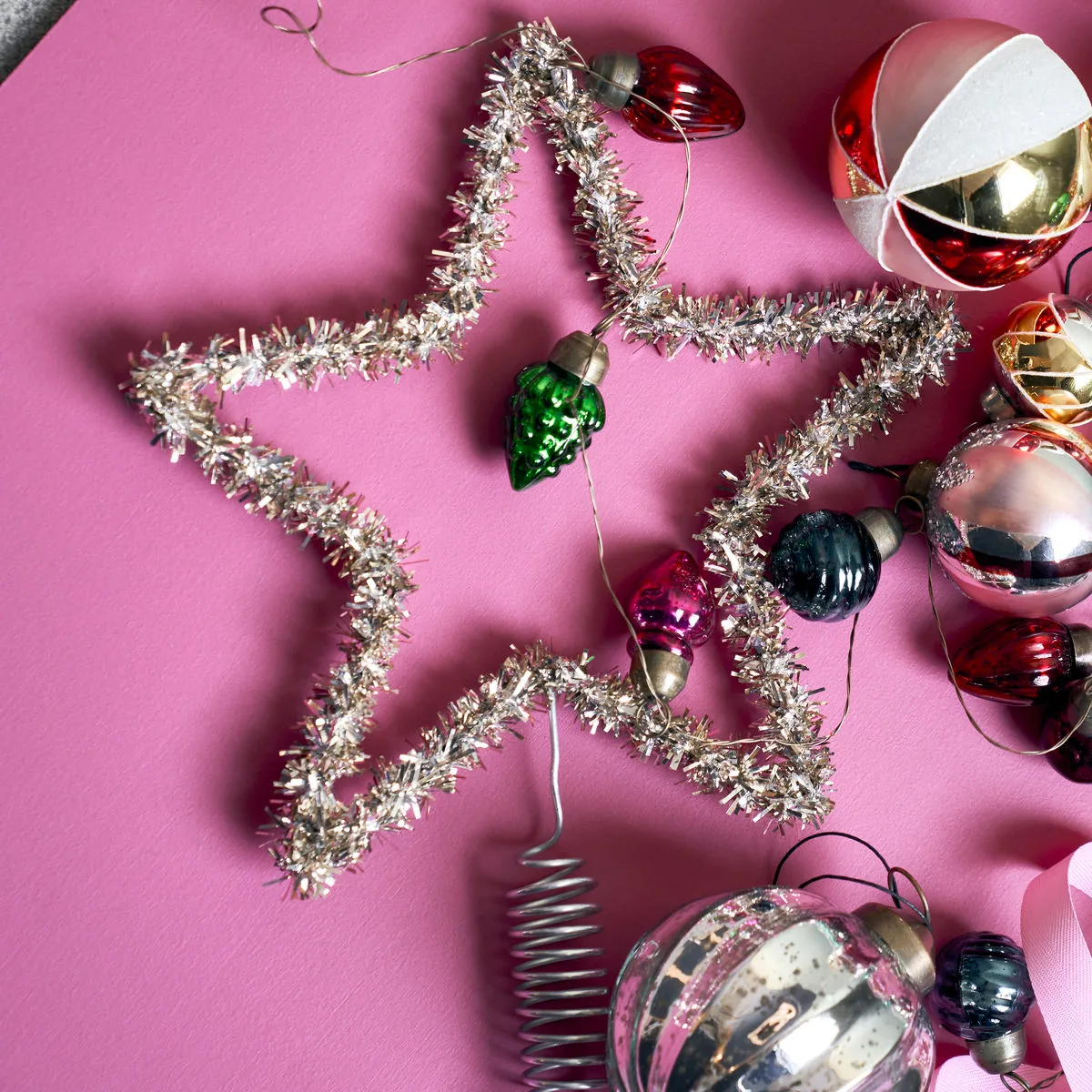 Estrella para árbol Joy, plata House Doctor