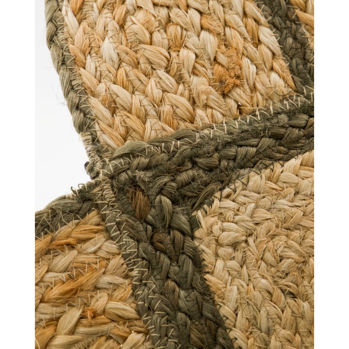 Felpudo Denta, Verde-natural, 60x90 cm House Doctor