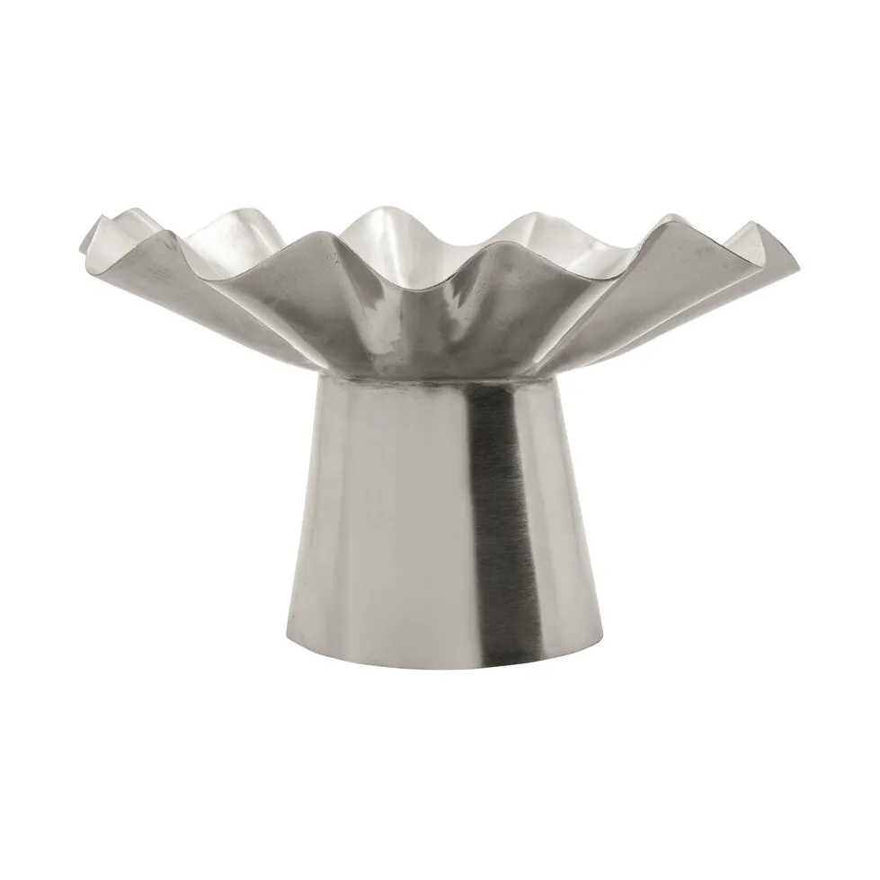 Flood cuenco decorativo, Acabado en plata, Ø22x14 cm House Doctor