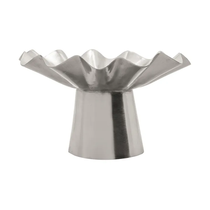 Flood cuenco decorativo - Acabado en plata, Ø22x14 cm - House Doctor