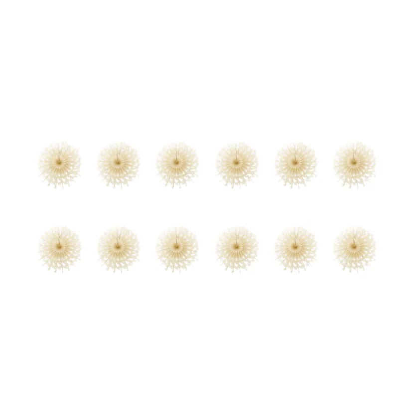 Fold estrellas de papel 12-pack, Marfil House Doctor