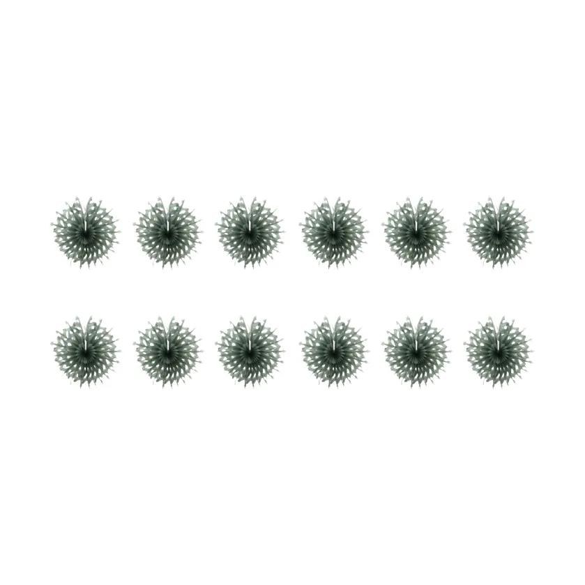 Fold estrellas de papel 12-pack, Verde House Doctor