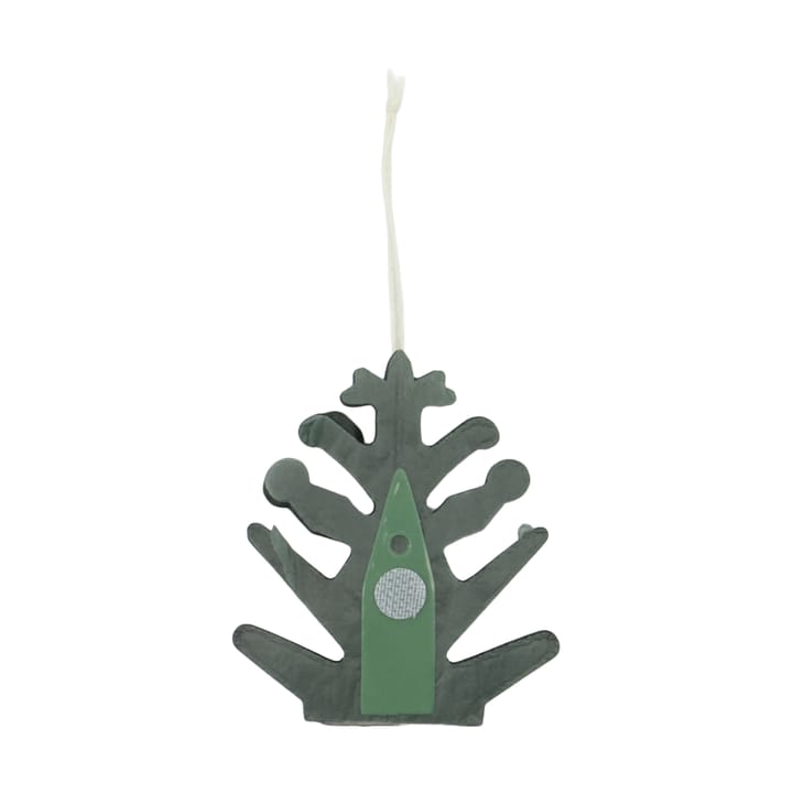 Fold estrellas de papel 12-pack, Verde House Doctor