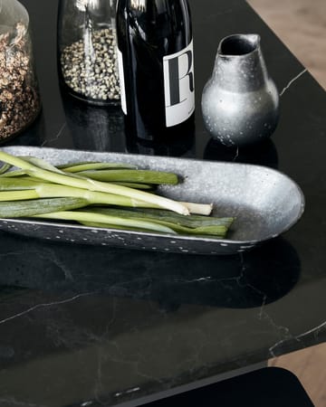 Fuente de servir Pion 12x35 cm - negro-marrón - House Doctor