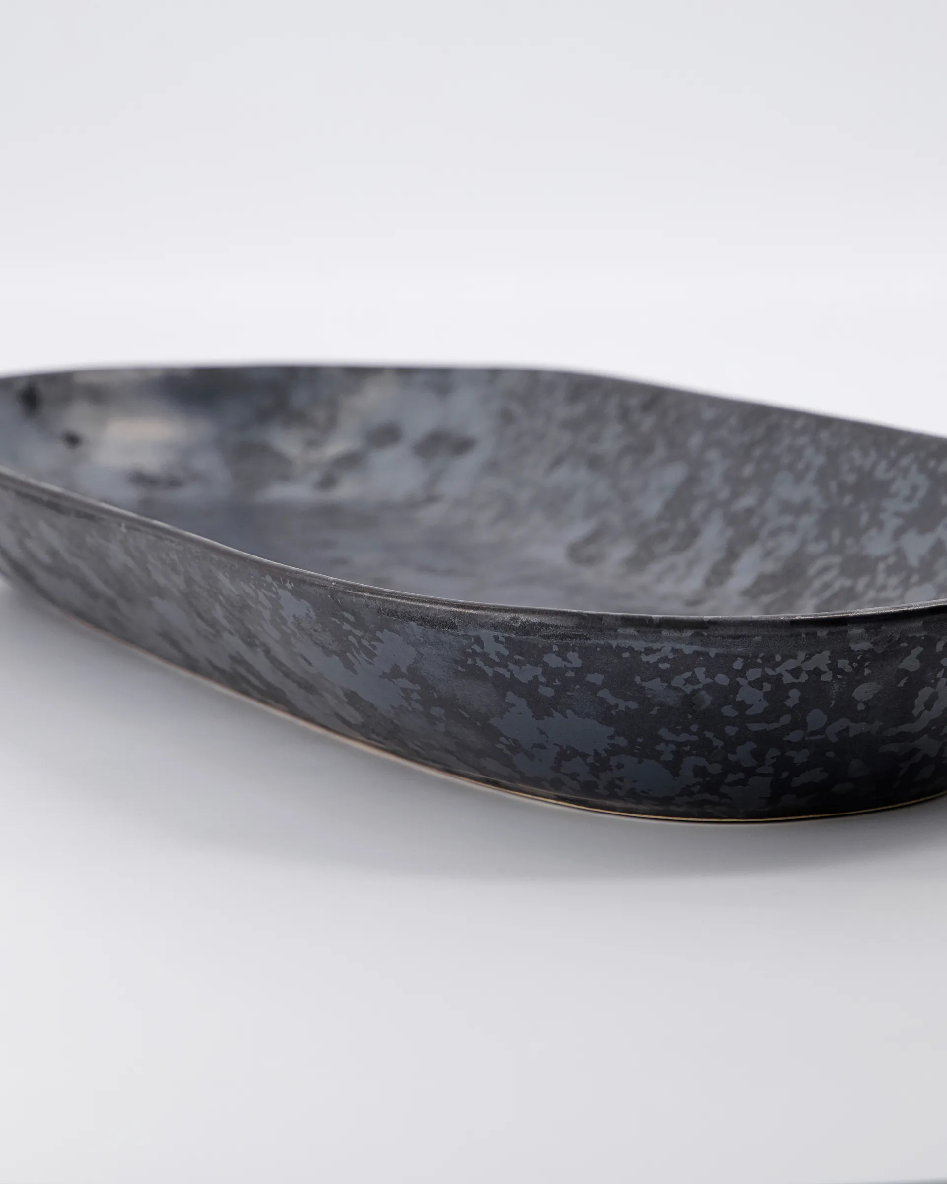 Fuente de servir Pion 19x38 cm, negro-marrón House Doctor