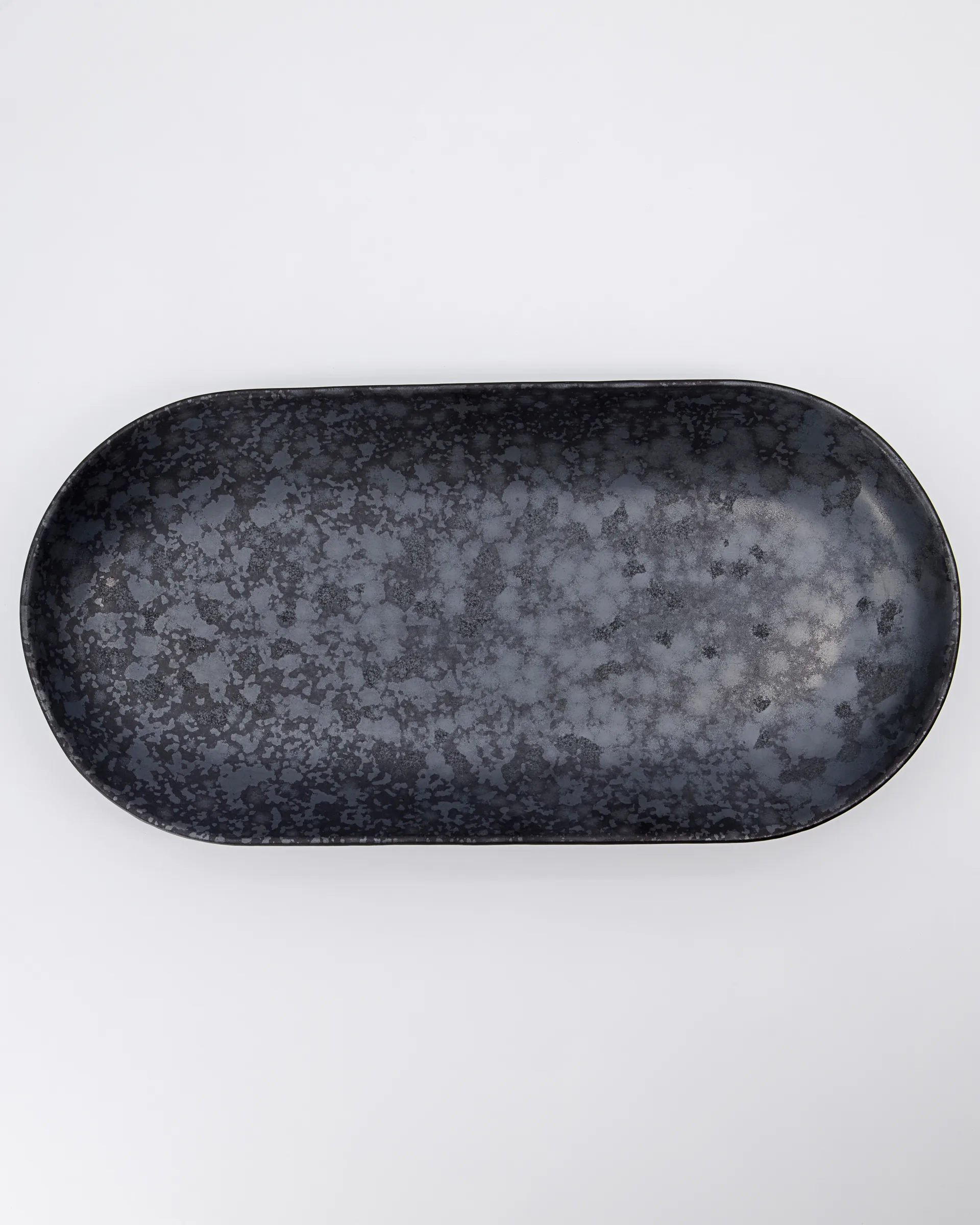 Fuente de servir Pion 19x38 cm, negro-marrón House Doctor