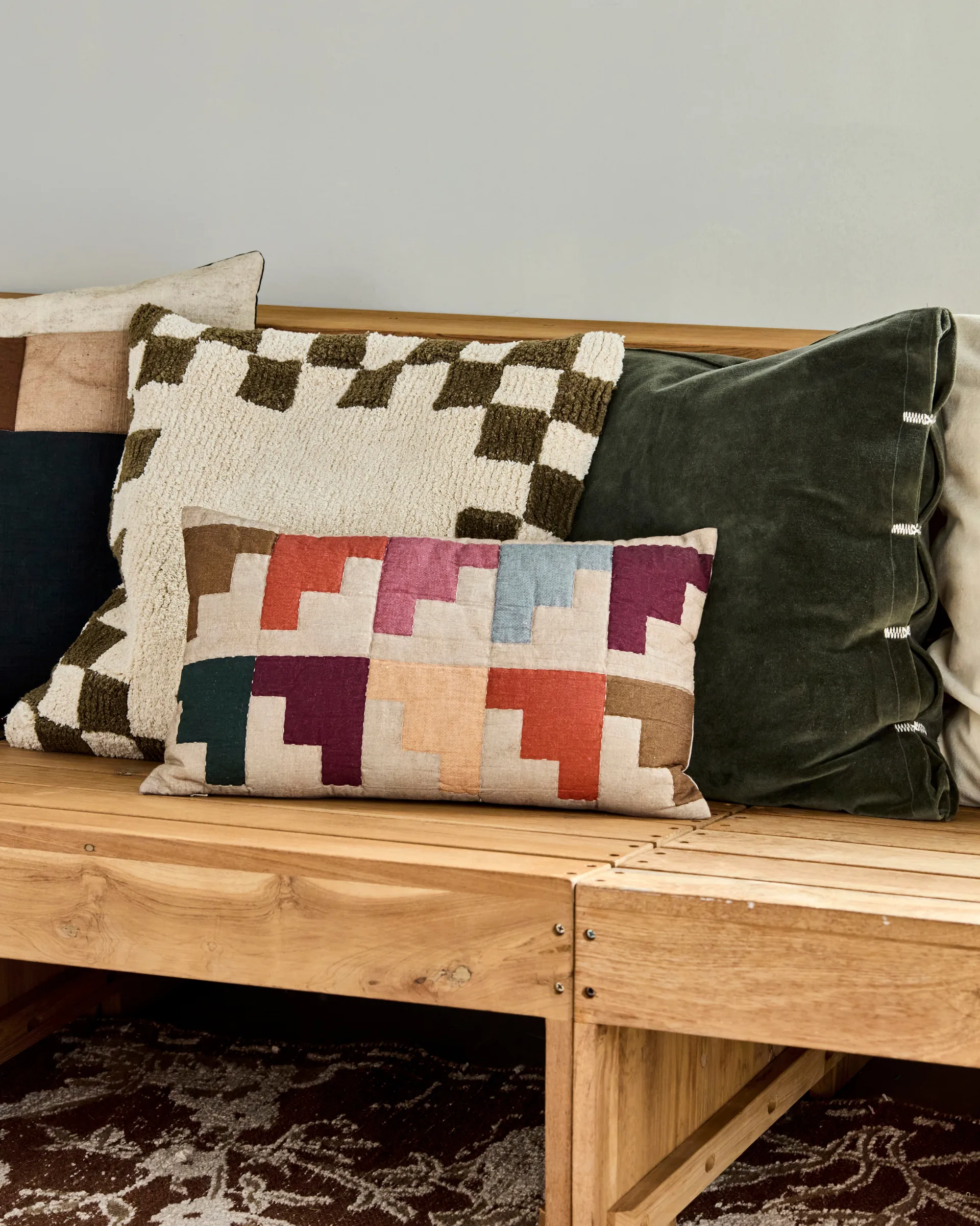 Funda de cojín Block 30x50 cm, Multicolor House Doctor