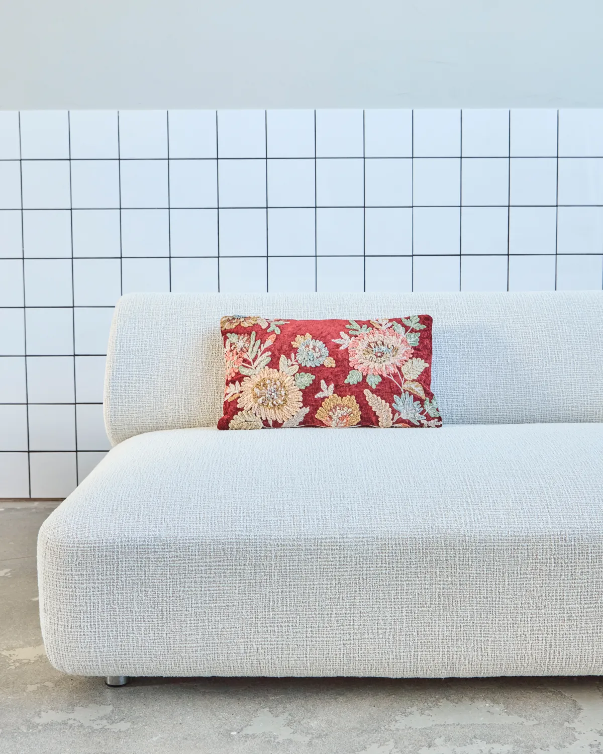 Funda de cojín Nica, Rojo-rosa, 30x50 cm House Doctor