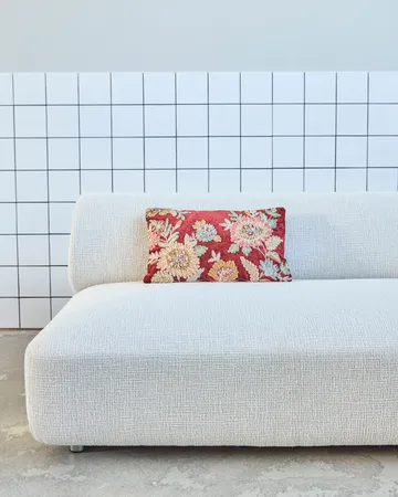 Funda de cojín Nica - Rojo-rosa, 30x50 cm - House Doctor