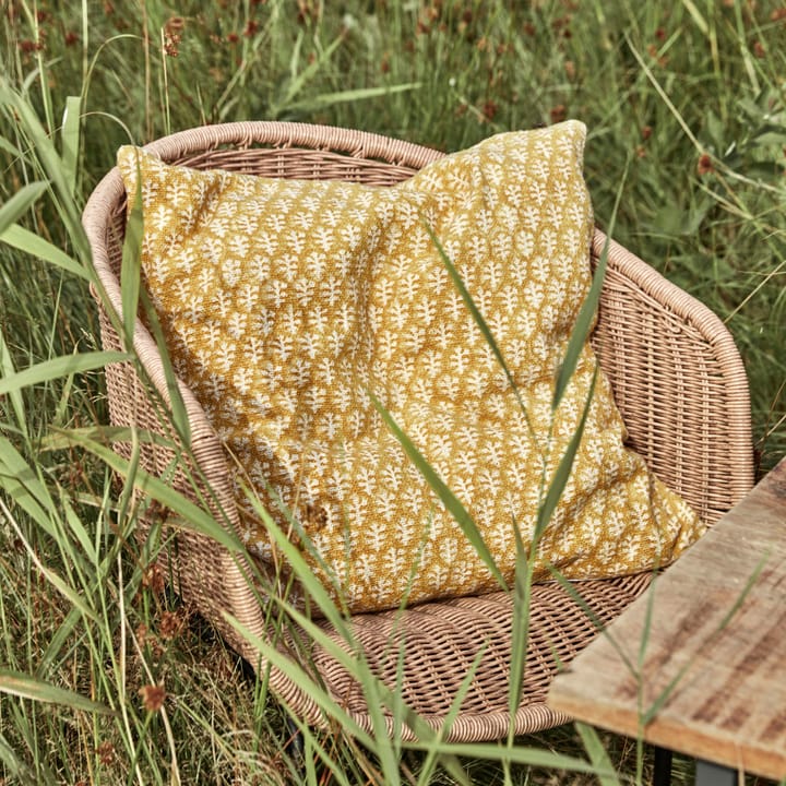 Funda de cojín Relief 50x50 cm, Amarillo House Doctor