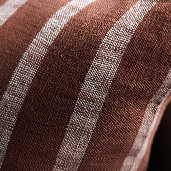 Funda de cojín Thame a rayast 50x50 cm, Brown House Doctor