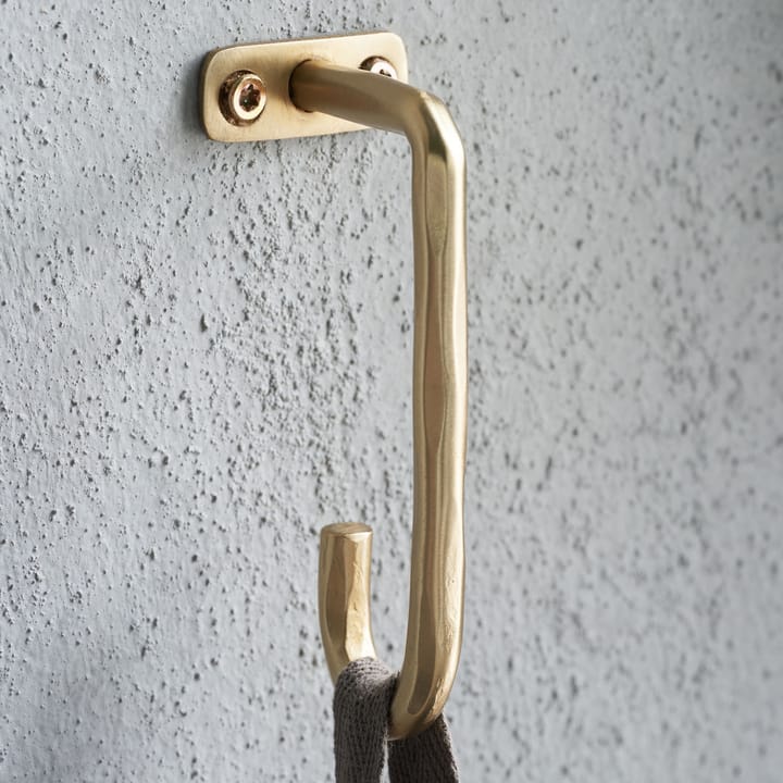 Gancho Welo 10 cm, Latón cepillado House Doctor