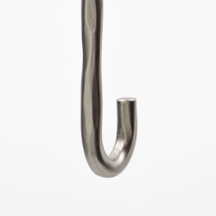 Gancho Welo 10 cm, Plata cepillada House Doctor