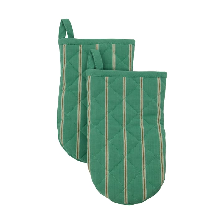 Guante de horno Chef 14x24 cm 2-pack - Verde - House Doctor