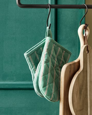 Guante de horno Chef 14x24 cm 2-pack - Verde - House Doctor