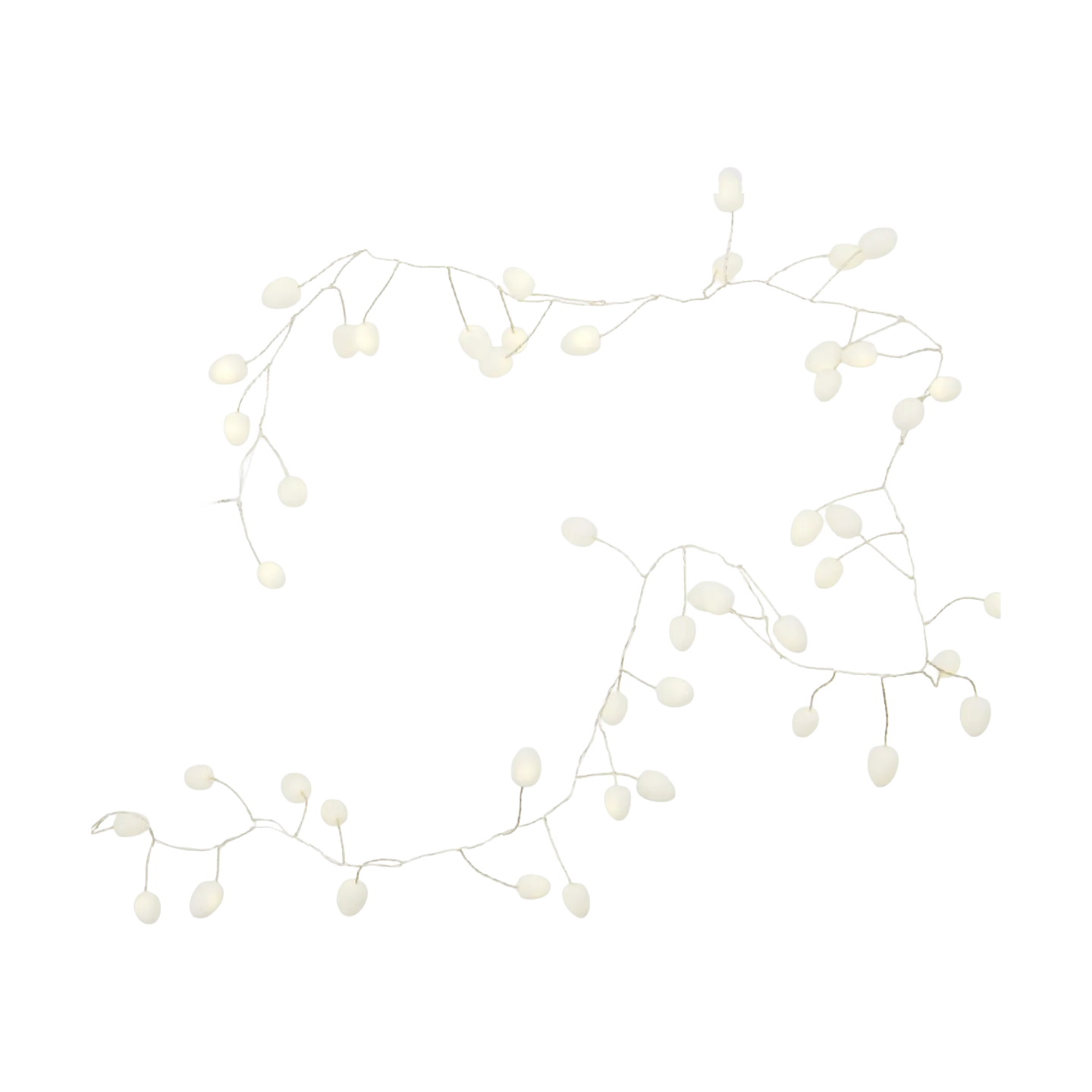 Guirnalda de luces Cher 250 cm, Blanco-plata House Doctor