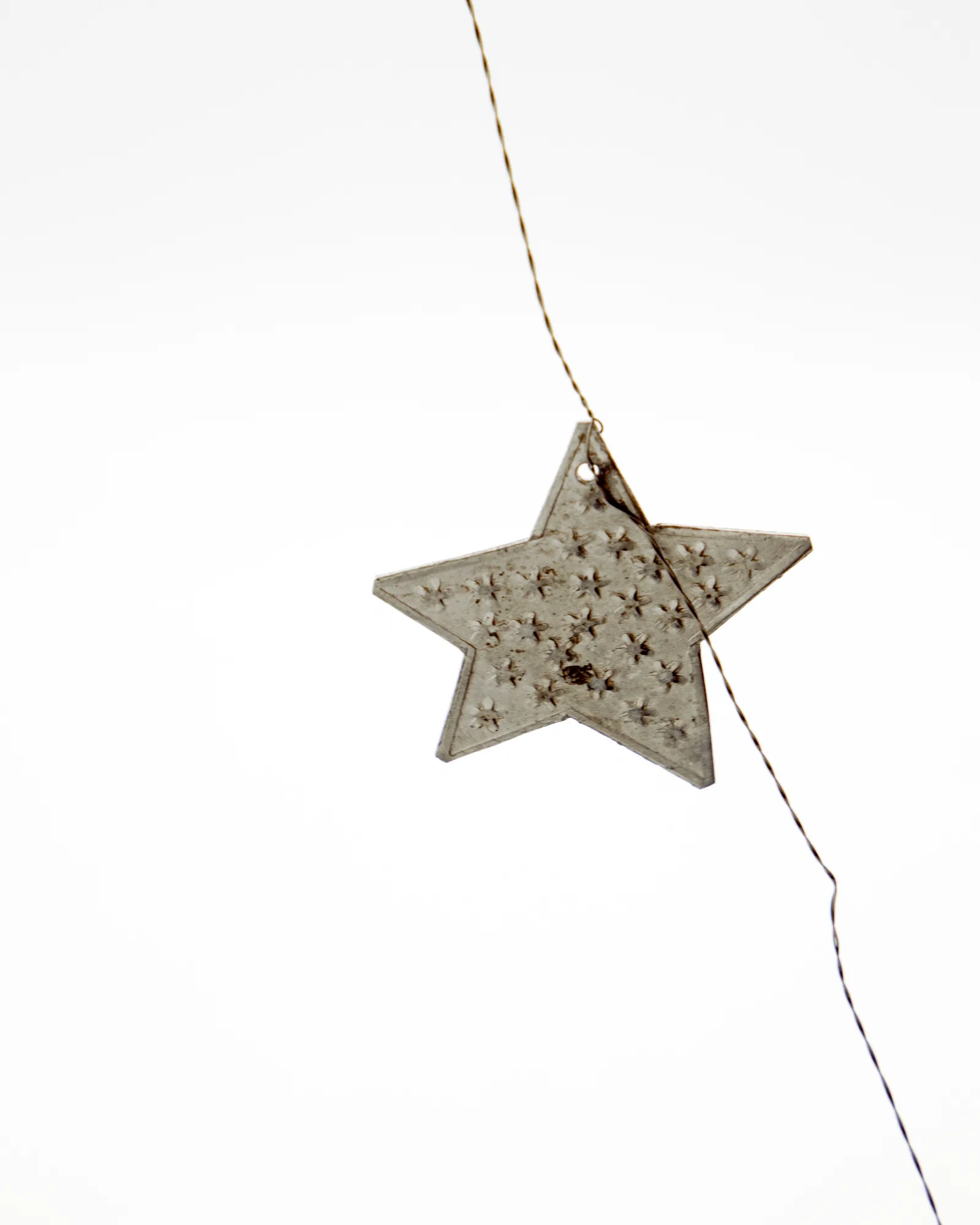 Guirnalda Stars, Acabado en plata, 200 cm House Doctor
