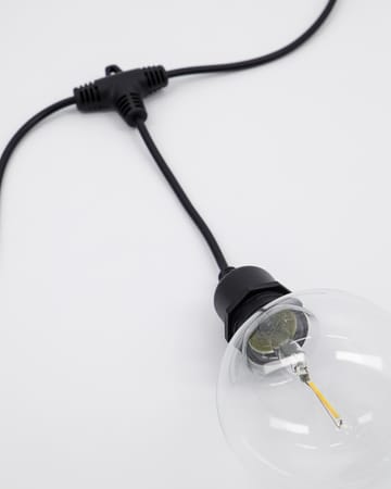 Guirnlada de luces Filan 6,4 m - Negro - House Doctor