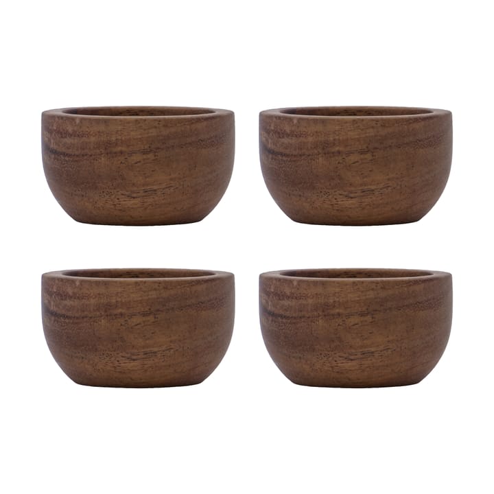 Huevera Wood 4-pack - Natur - House Doctor