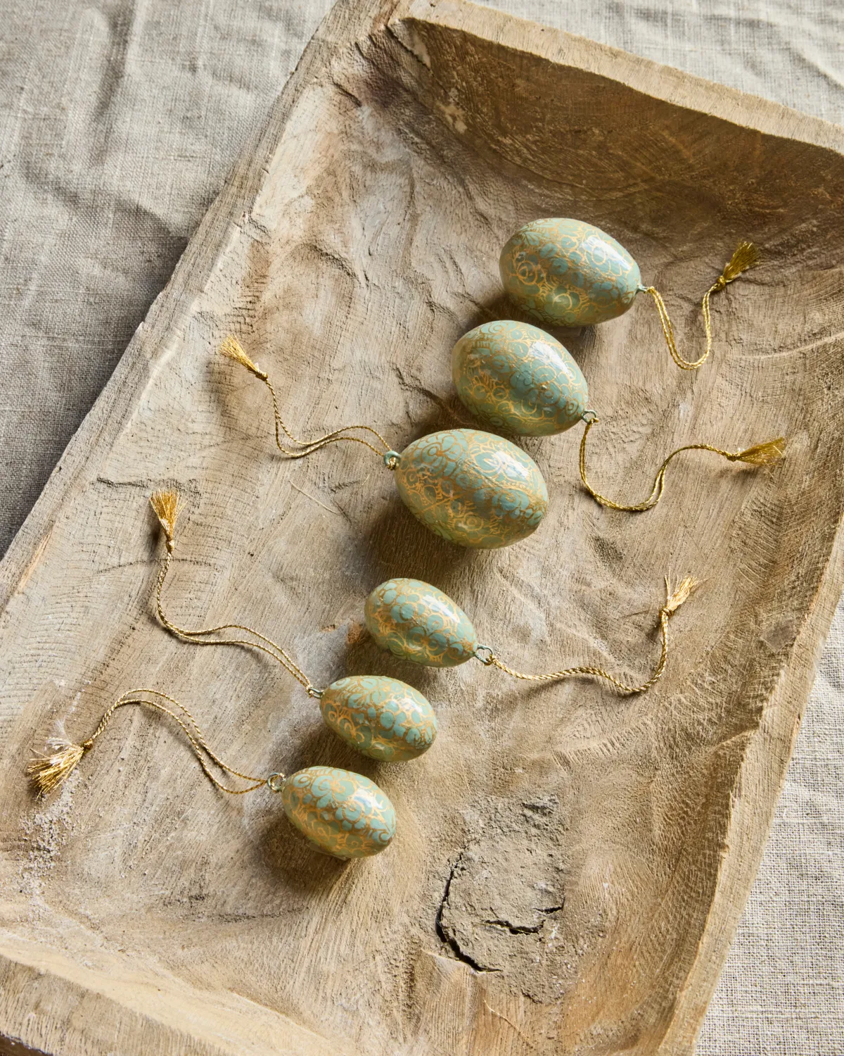 Huevo de Pascua Bloom, 6 piezas, Azul claro House Doctor