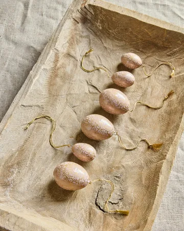 Huevo de Pascua Bloom, 6 piezas - Rosa - House Doctor