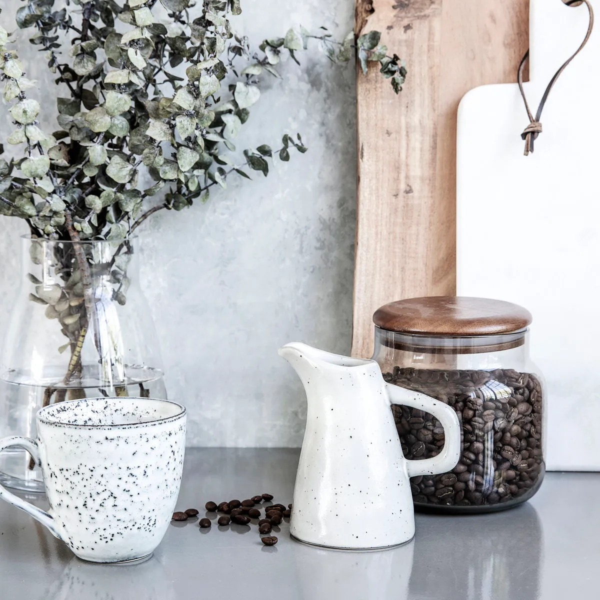 Jarra Rustic, gris-azul House Doctor