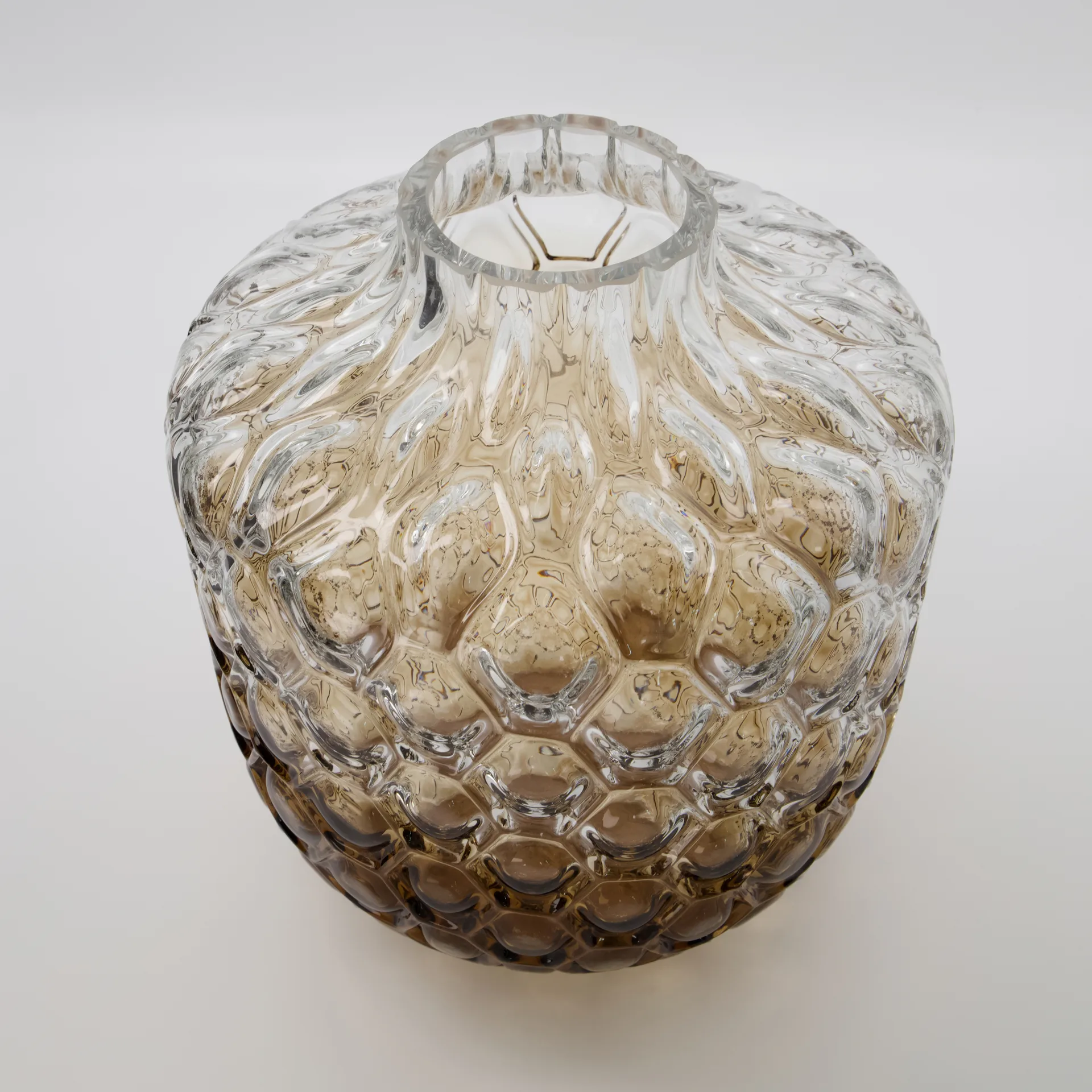 Jarrón Art Deco 31 cm, marrón House Doctor