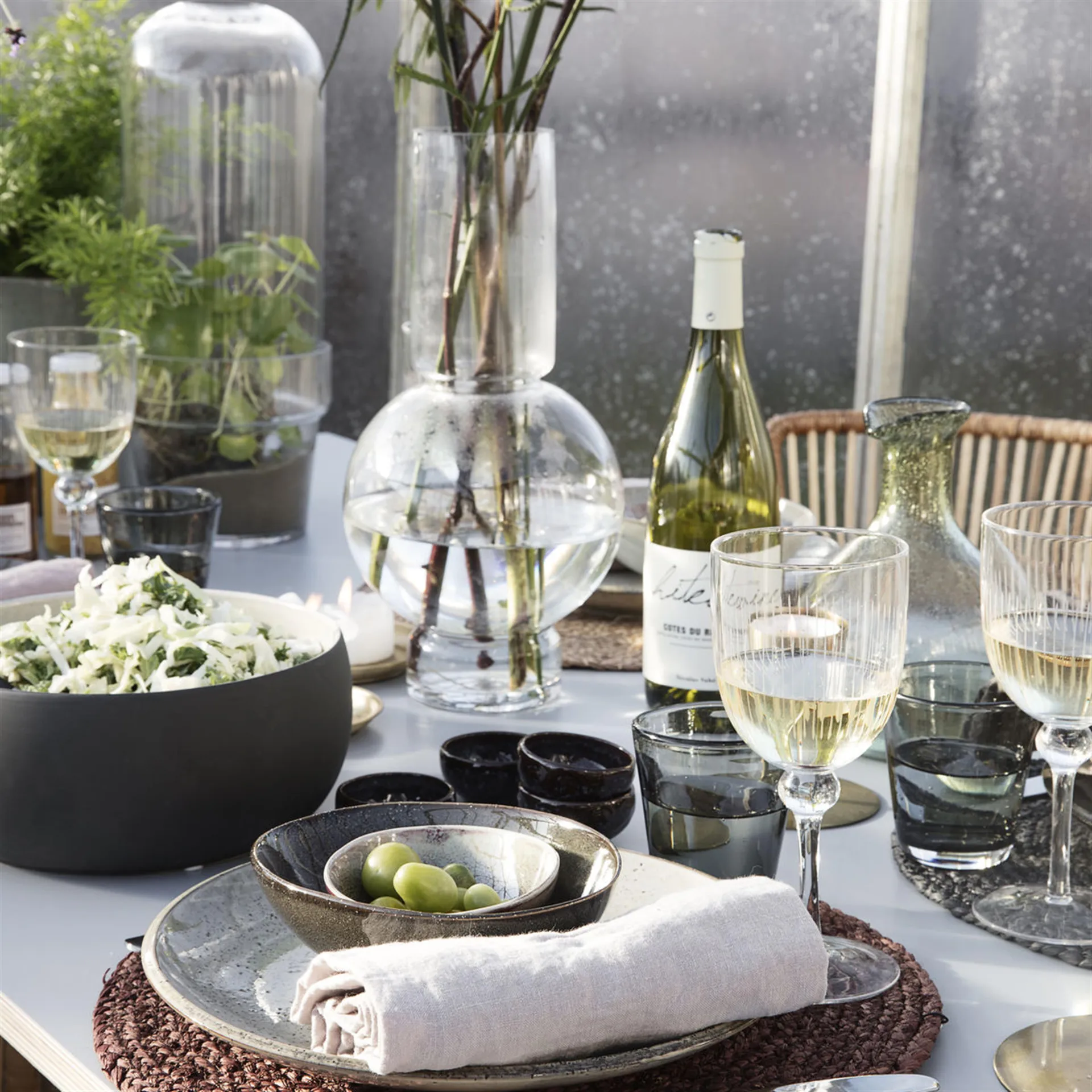 Jarrón Bubble 35 cm, transparente House Doctor