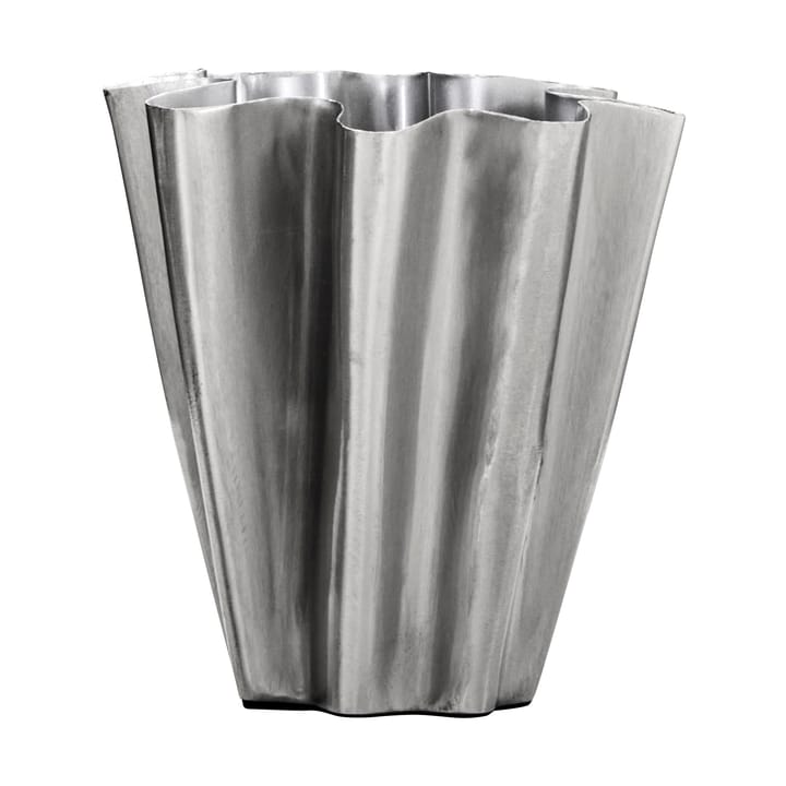 Jarrón Flood 13 cm - Plata cepillada - House Doctor