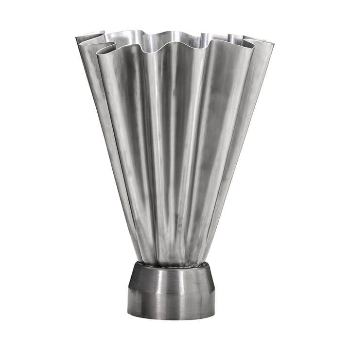 Jarrón Flood Ø23 cm - Plata cepillada - House Doctor