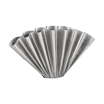 Jarrón Flood - Plata cepillada - House Doctor