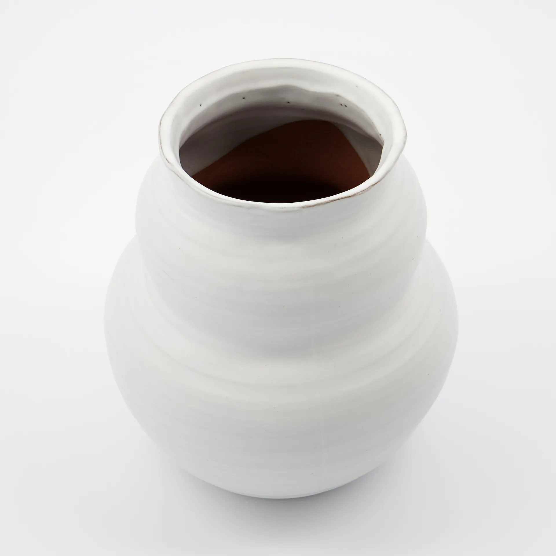 Jarrón Juno 19 cm, blanco House Doctor