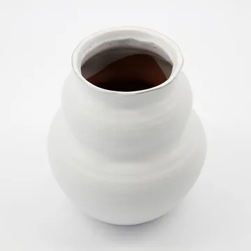 Jarrón Juno 19 cm - blanco - House Doctor