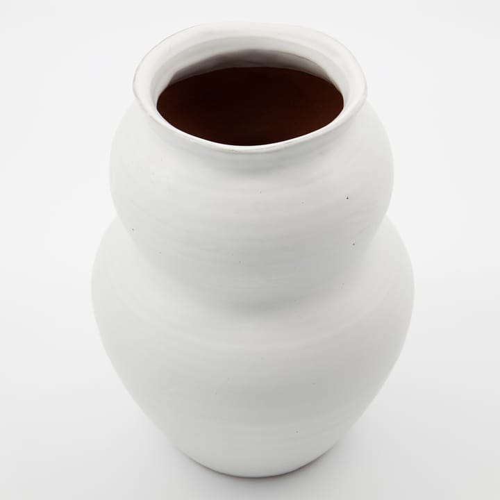 Jarrón Juno 22 cm, blanco House Doctor