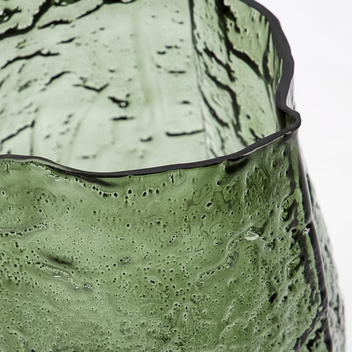 Jarrón Moun 22 cm, Verde oscuro House Doctor