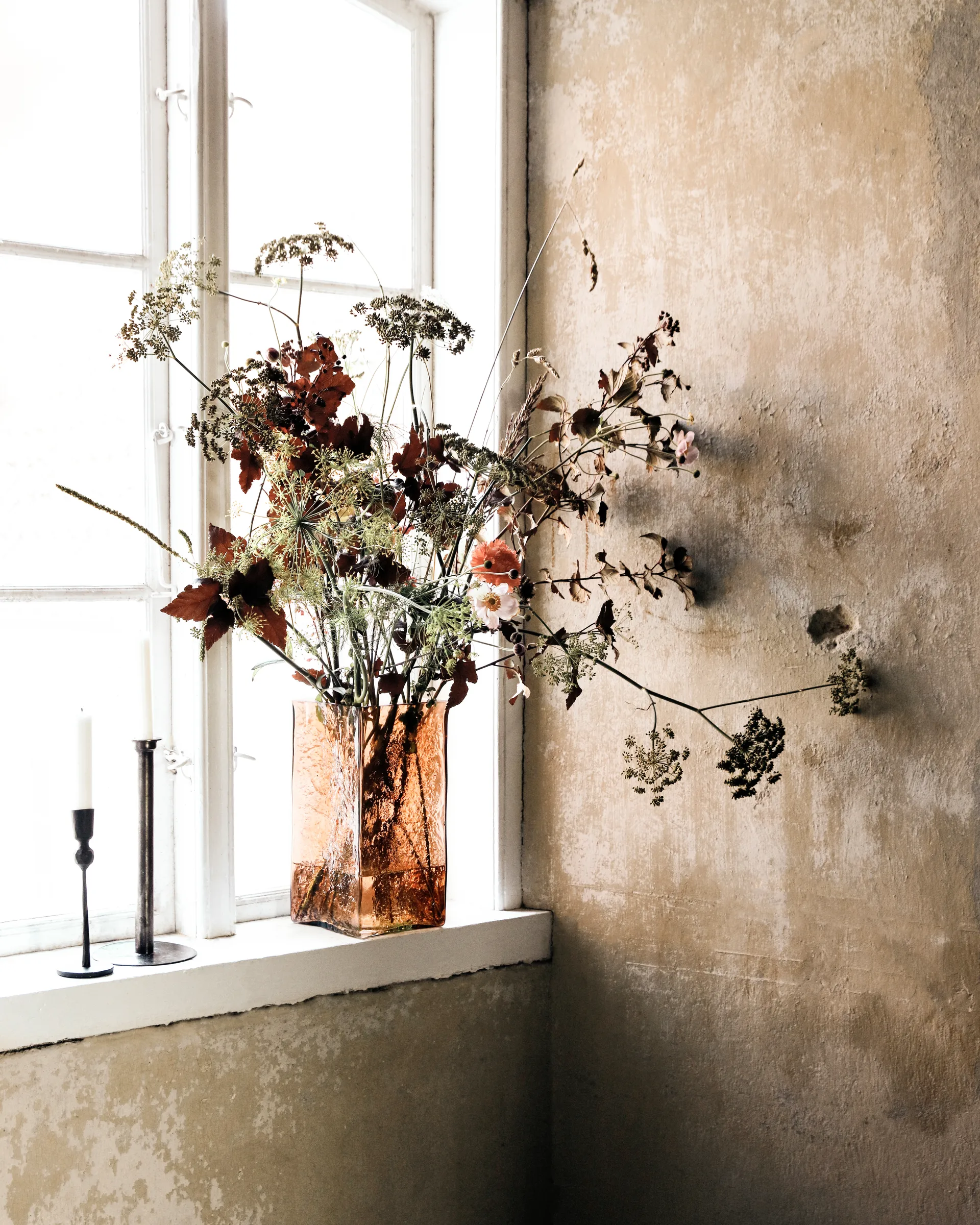 Jarrón Square 16x30 cm, Amber House Doctor