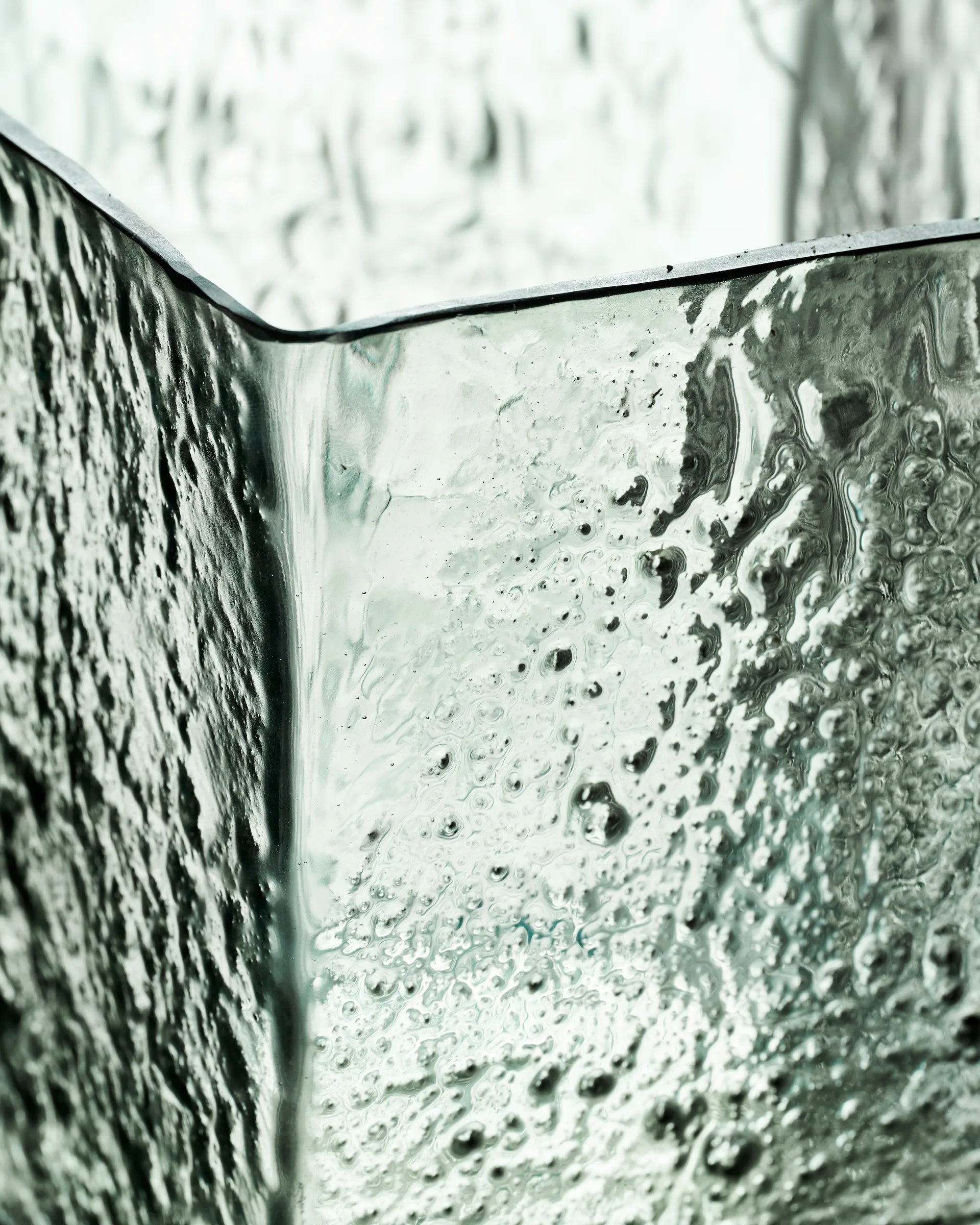 Jarrón Square 18x18 cm, azul claro House Doctor