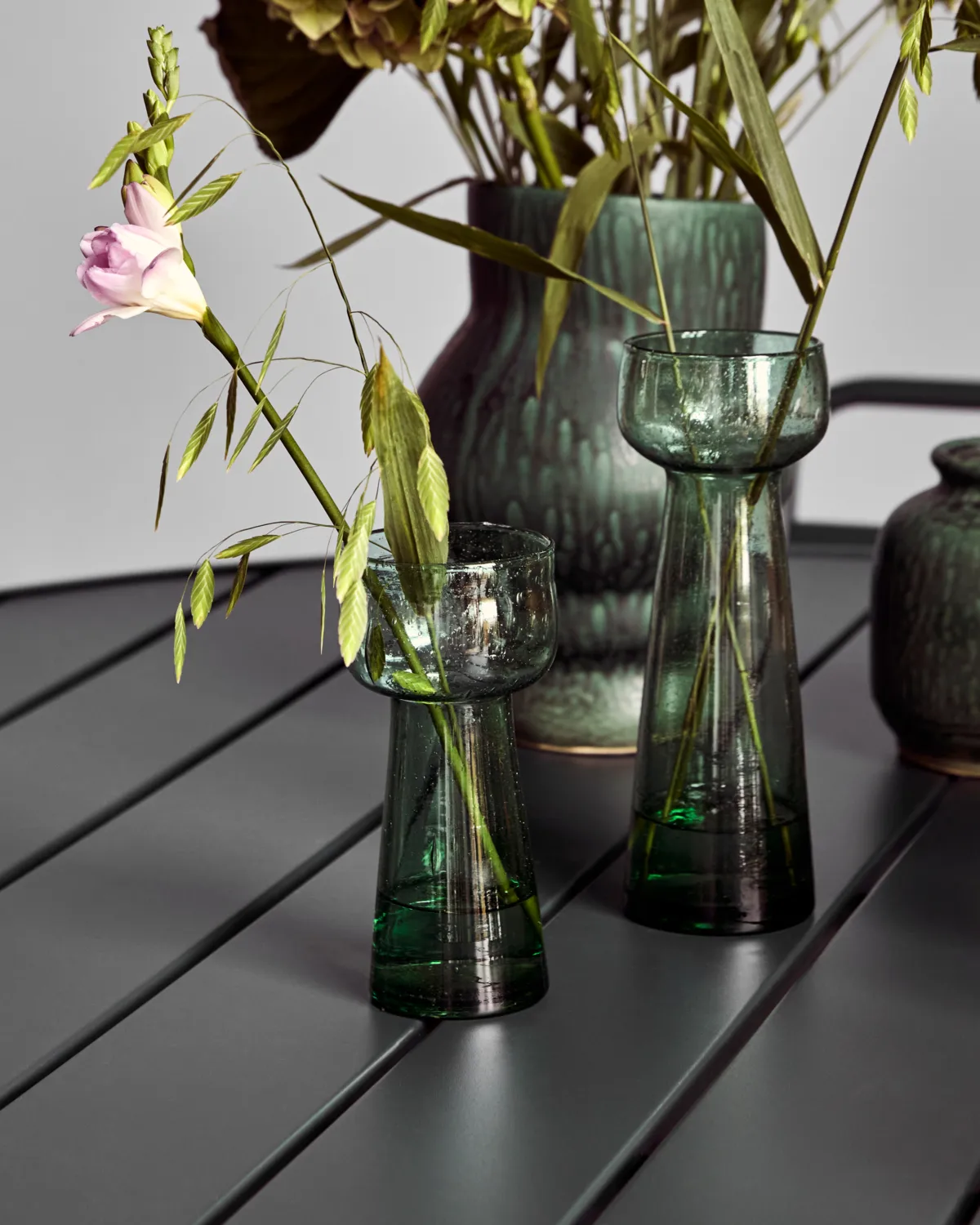 Jarrón Tuur, Verde, 16,5 cm House Doctor