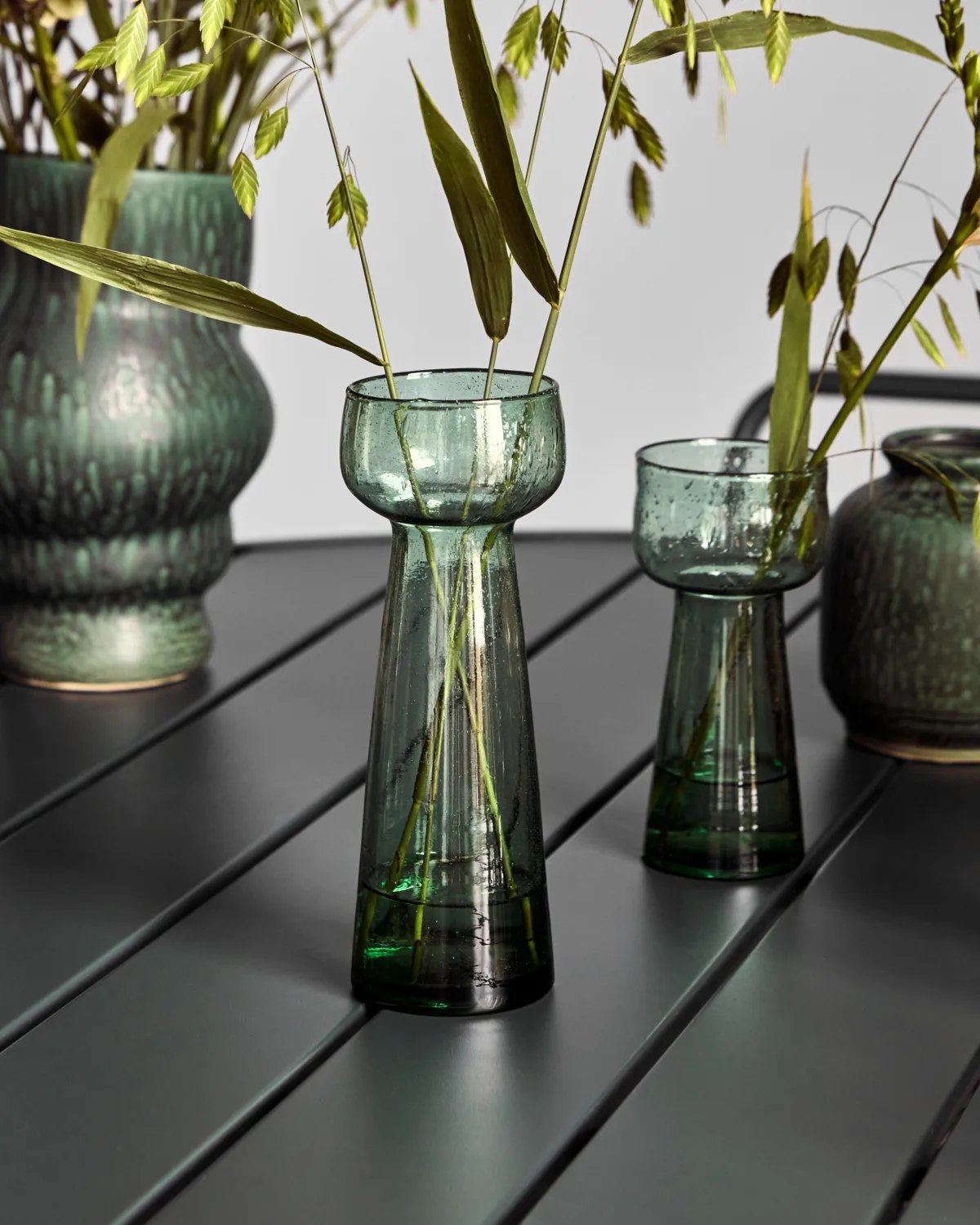 Jarrón Tuur, Verde, 22,5 cm House Doctor