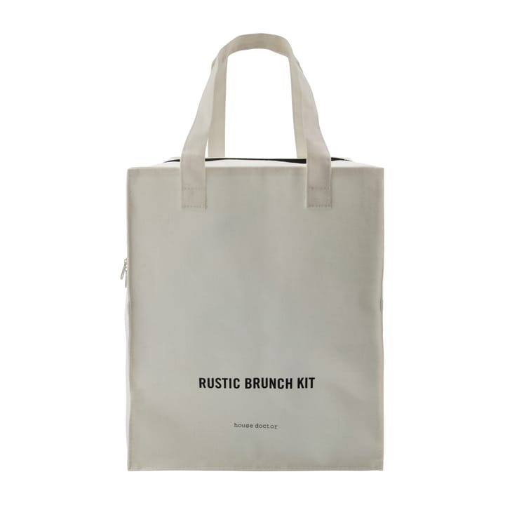Kit para brunch Rustic 12 piezas, Gris-azul House Doctor
